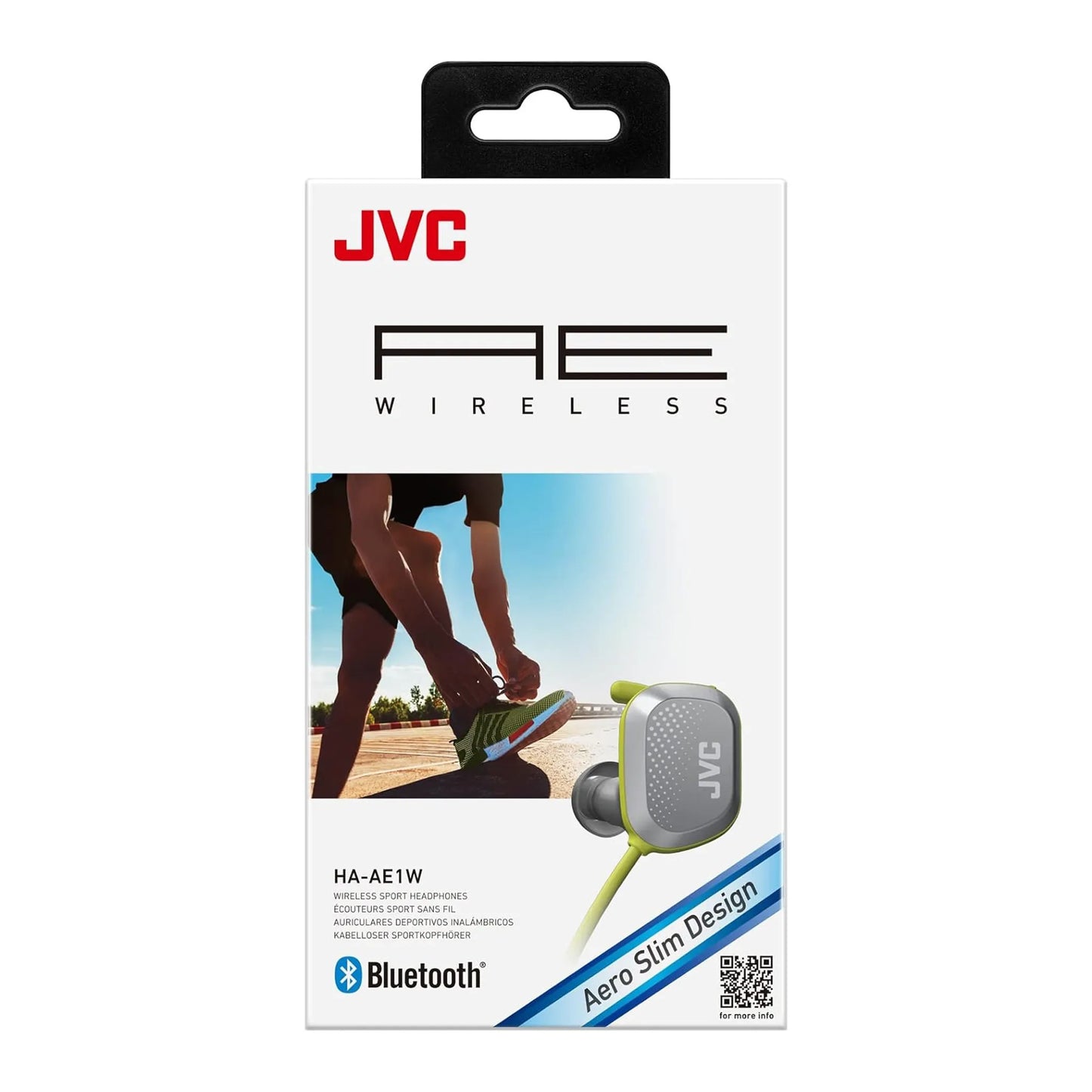ECOUTEURS JVC HA-AE1W AE Wireless jaune gris 2