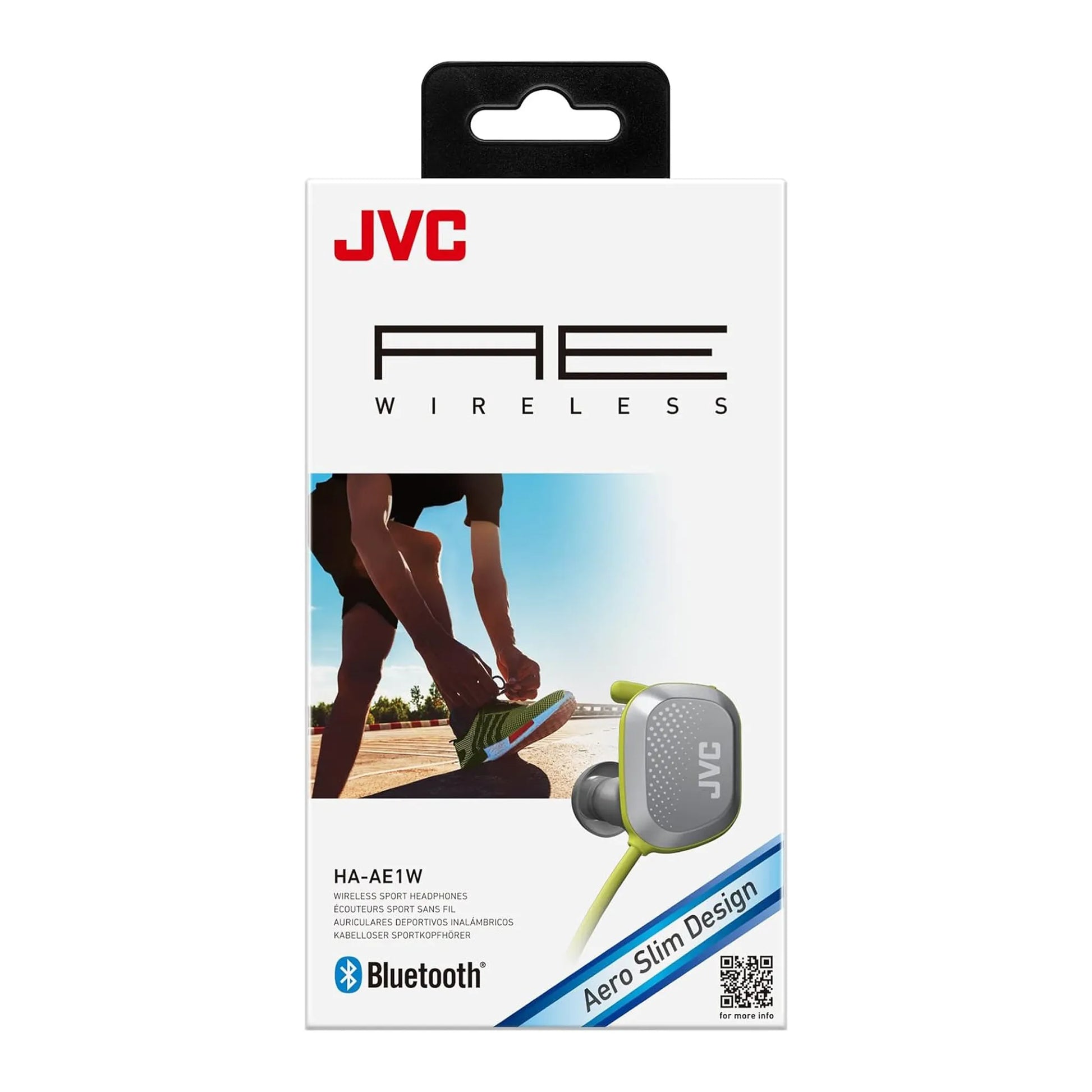 ECOUTEURS JVC HA-AE1W AE Wireless jaune gris 2