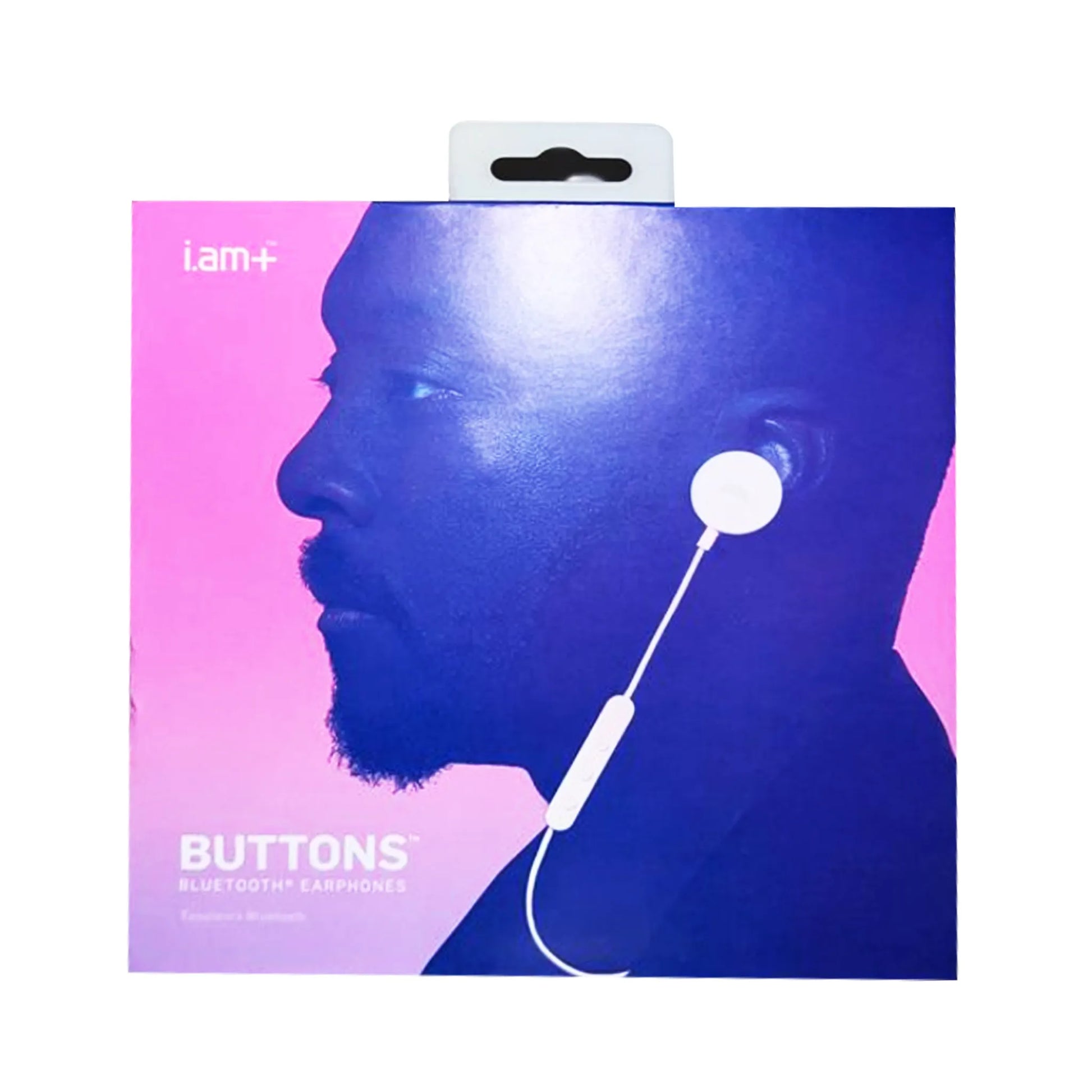 Écouteurs i.am Buttons Premium BT Blanc